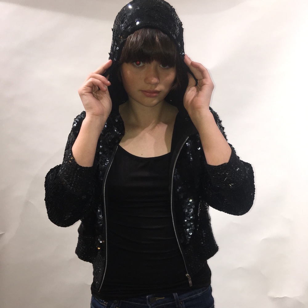 Sequined Hoodie